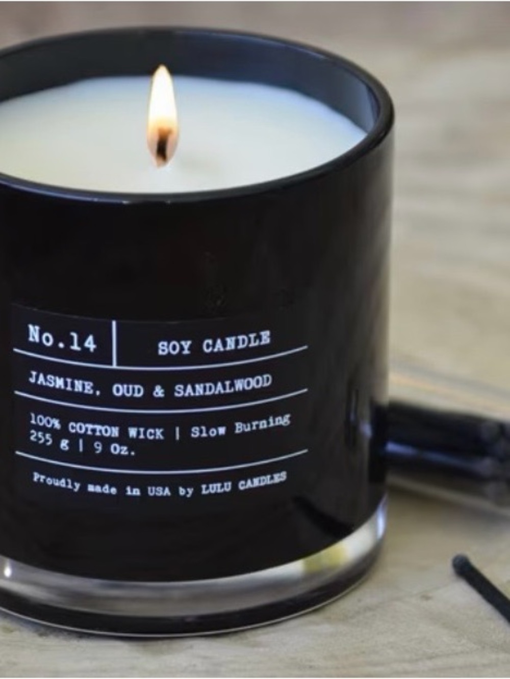 Lulu Candle No.14 Jasmine, Oud & Sandalwood - Picture 2 of 6